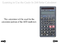 Learning To Use The Casio Fx 260 Solar Calculator Wisc Online Oer