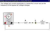 Voltage and Current Amplitudes in a Series RLC Circuit 