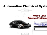 Automotive Electrical Systems: Ohm's LawPractice Problems #2