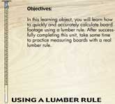 Using a Lumber Rule