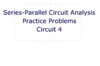 Series-Parallel Practice Problems Circuit 4