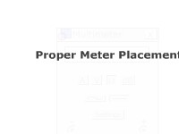 Proper Meter Placement