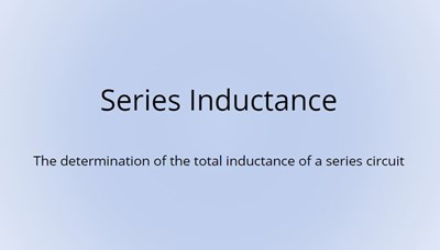 Series Inductance 