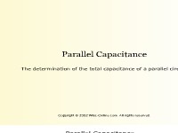 Parallel Capacitance