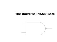 The Universal NAND Gate 2