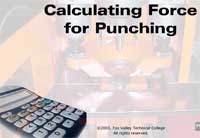 Calculating Force for Punching