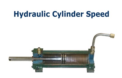 Hydraulic Cylinder Speed (Screencast)