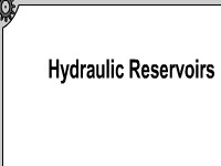 Hydraulic Reservoirs
