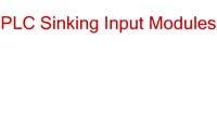 PLC Sinking Input Modules