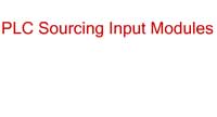 PLC Sourcing Input Modules