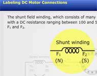 Labeling DC Motor Connections