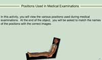 Positions Used in Medical Examinations