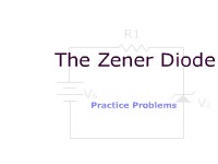 The Zener Diode: Practice Problems