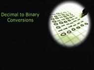An Algorithm for Converting a Decimal Number to a Binary Number